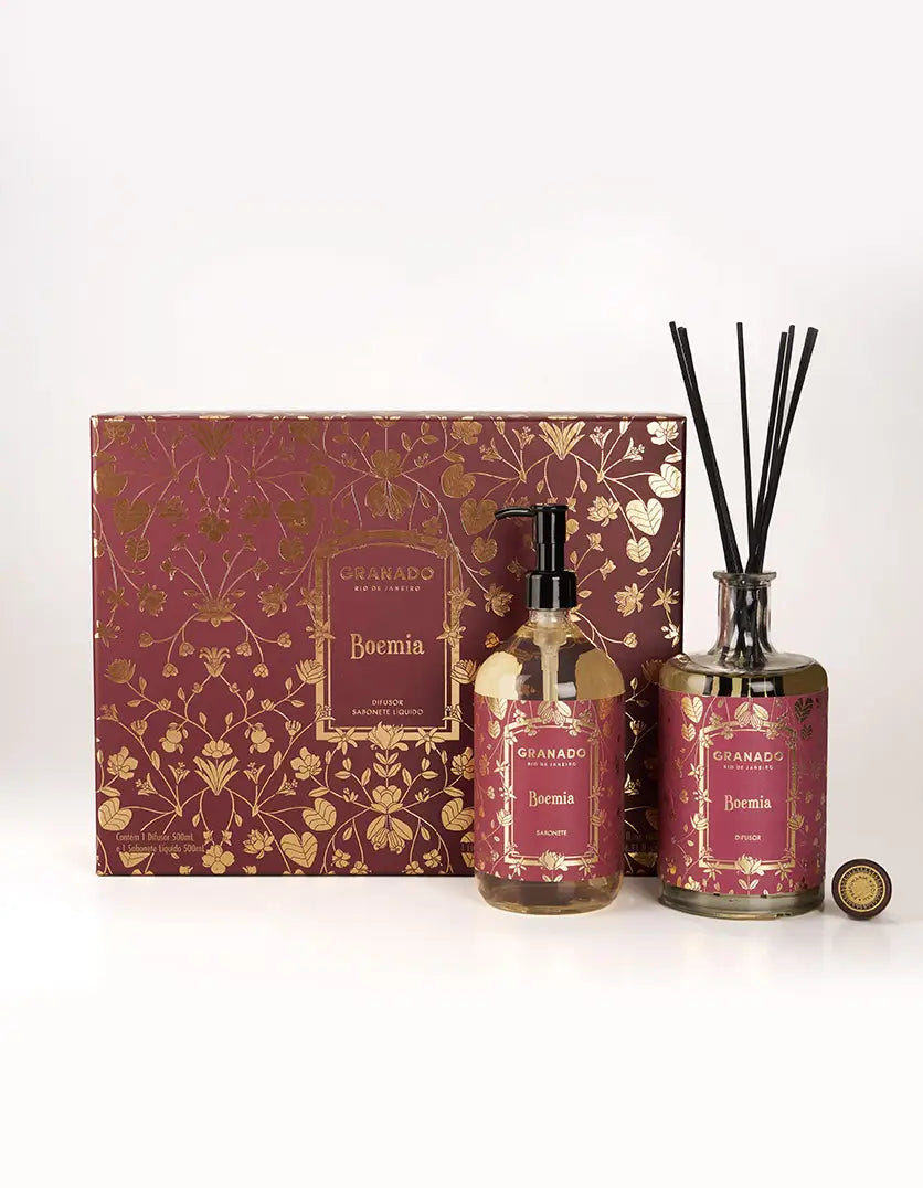 Kit Sabonete Líquido & Difusor de Ambiente Boemia