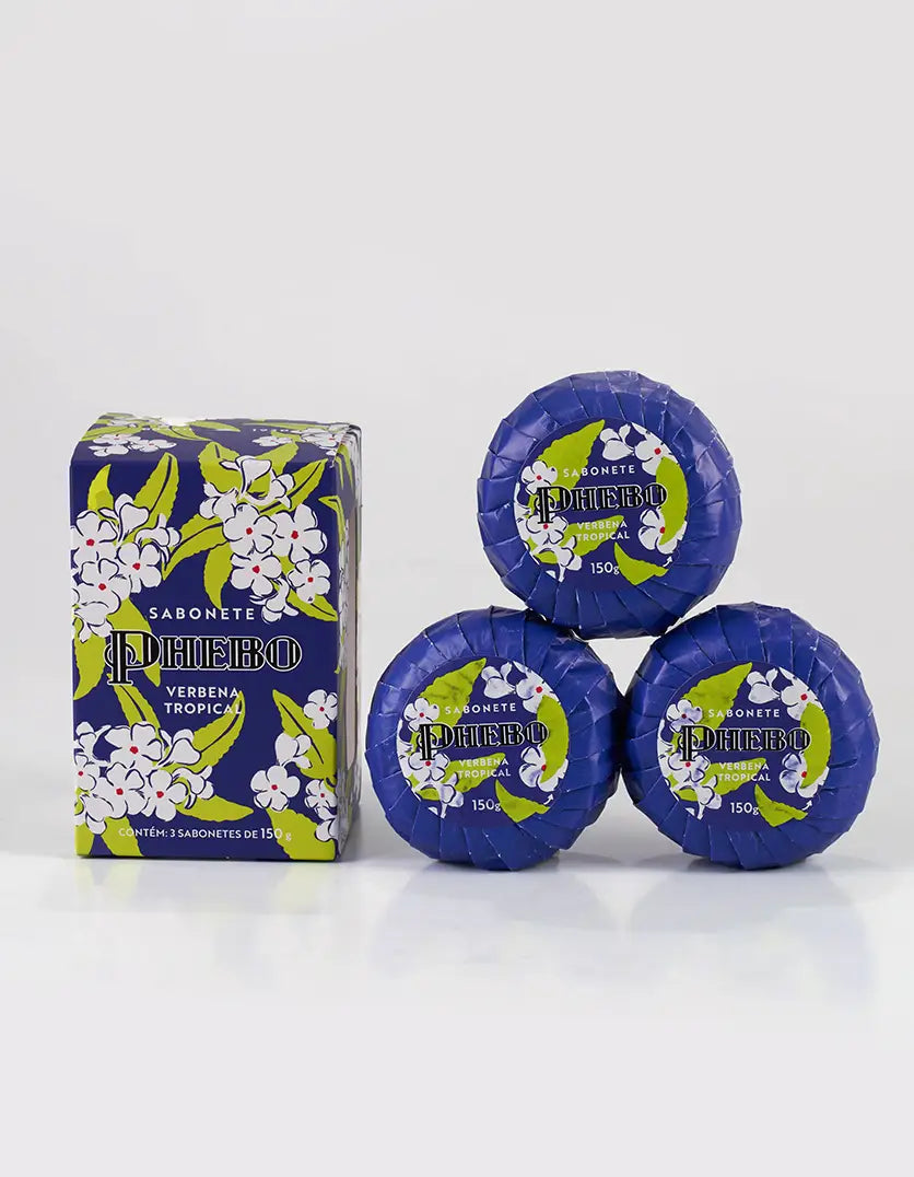 Kit Trio Sabonetes Barra Verbena Tropical