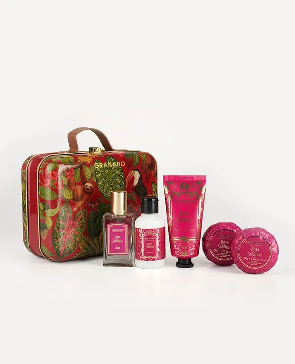 Kit Mala Rosa Sublime | Coleção Amazônico