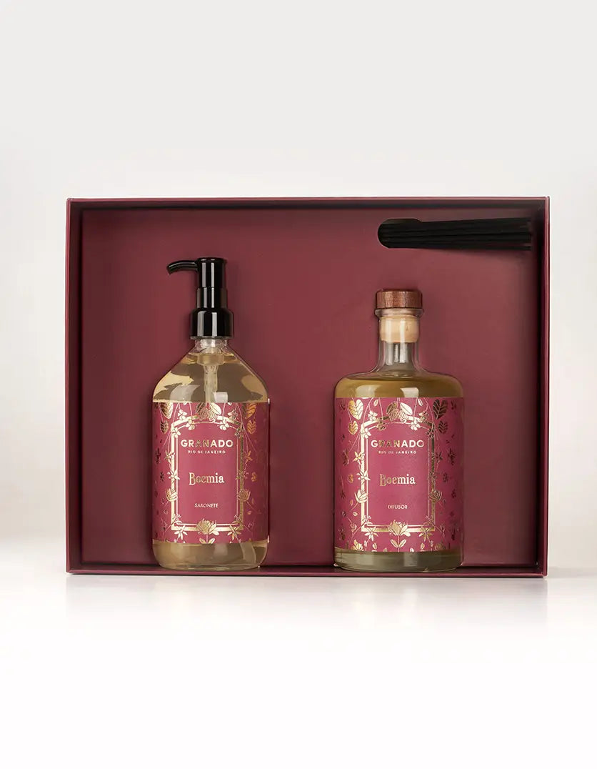 Kit Sabonete Líquido & Difusor de Ambiente Boemia