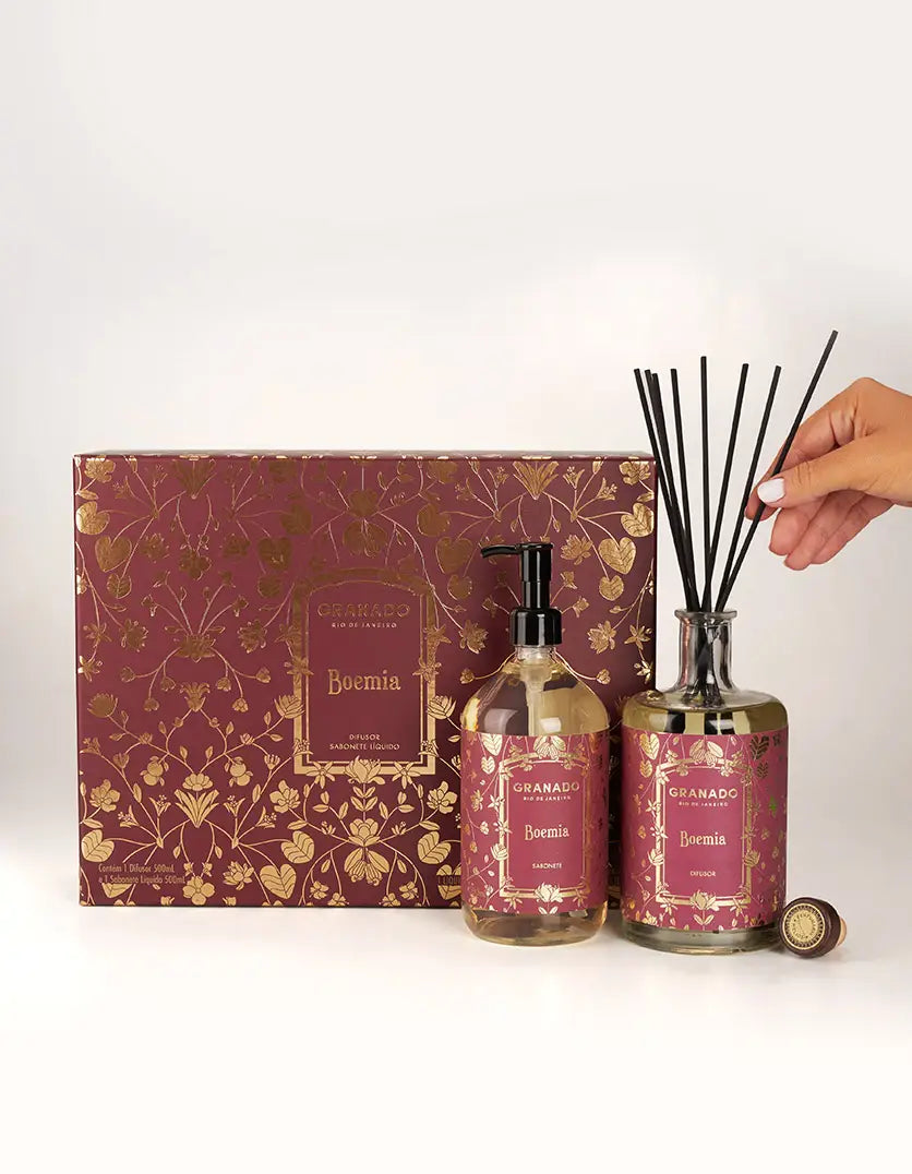 Kit Sabonete Líquido & Difusor de Ambiente Boemia